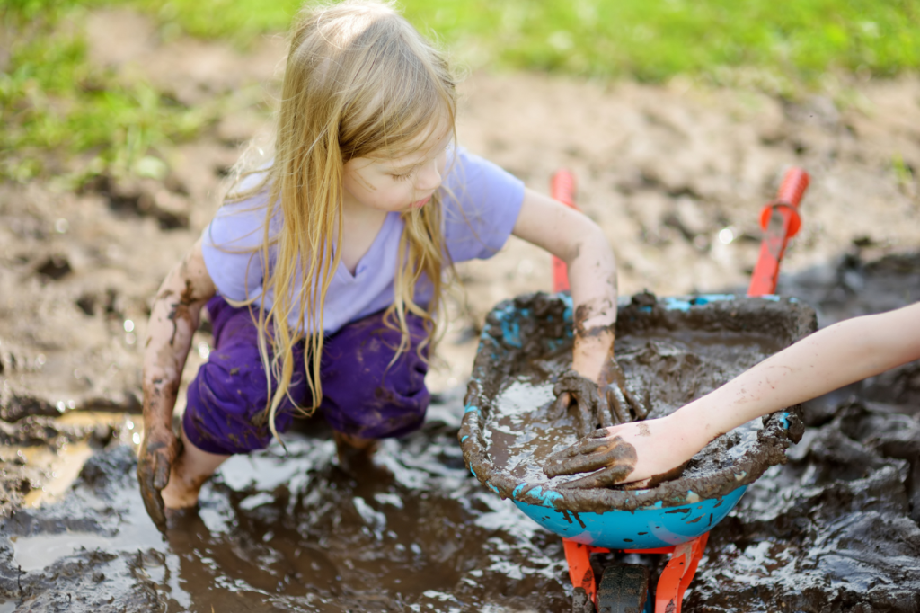 Outdoor play engages all five of a child's senses, which is essential for physical and cognitive development.